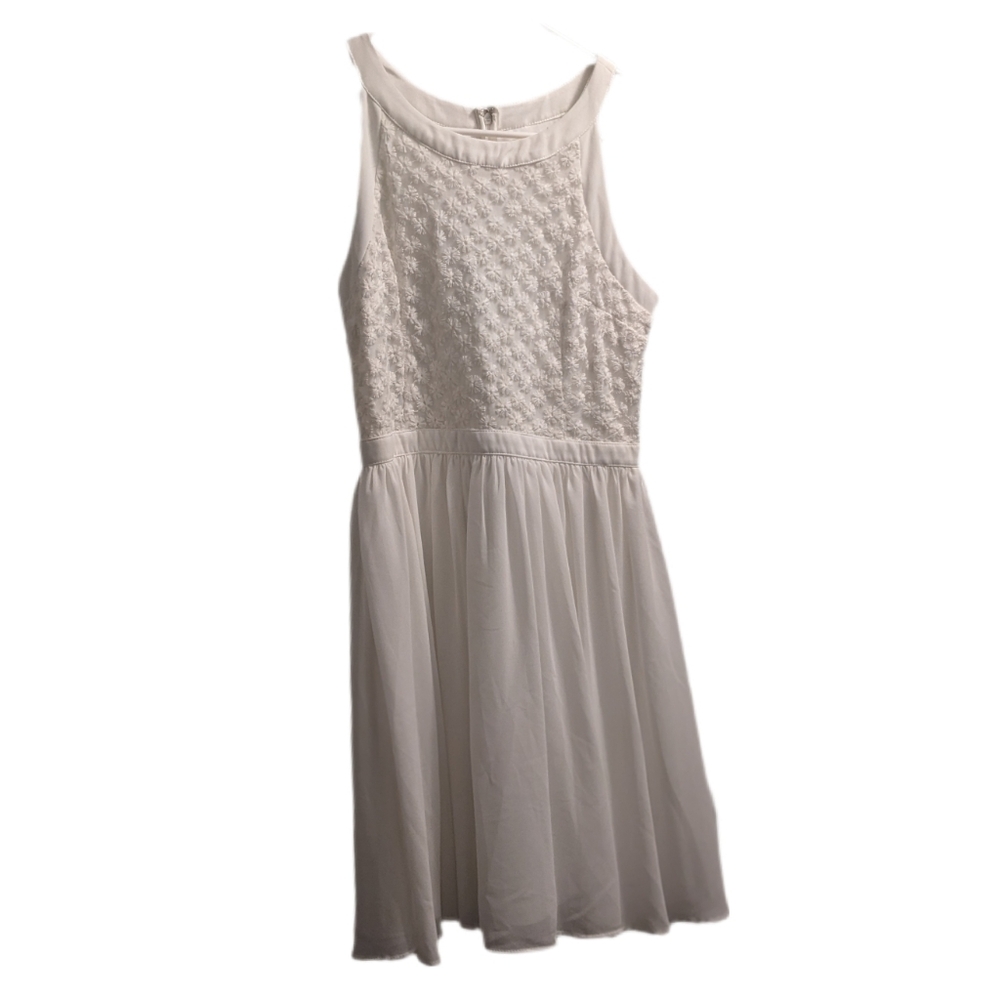 💥 Miami White Textured Dress M